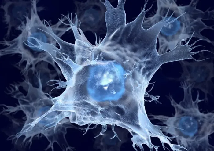 Framed Print : Dendritic cells computer artwork print Framed Print : Dendritic cells computer artwork print