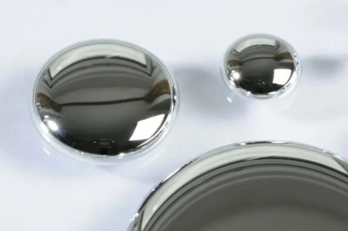 Framed Print : Liquid Mercury Droplets Print Framed Print : Liquid Mercury Droplets Print