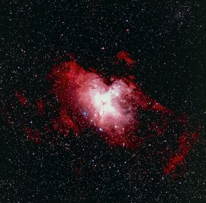 Framed Print : True-colour Eagle Nebula Print Framed Print : True-colour Eagle Nebula Print