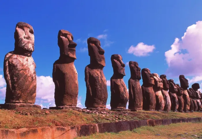Framed Print : Easter Island Moai Print Framed Print : Easter Island Moai Print