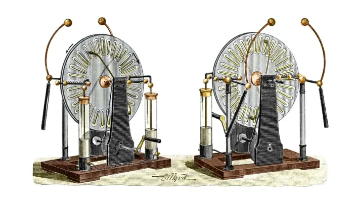 Framed Print : Wimshurst Machine Print Framed Print : Wimshurst Machine Print