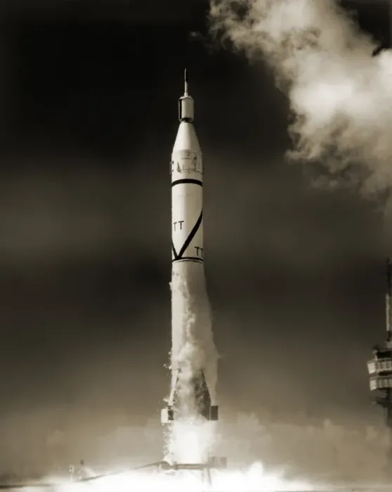 Framed Print : Explorer 4 Launch Print Framed Print : Explorer 4 Launch Print