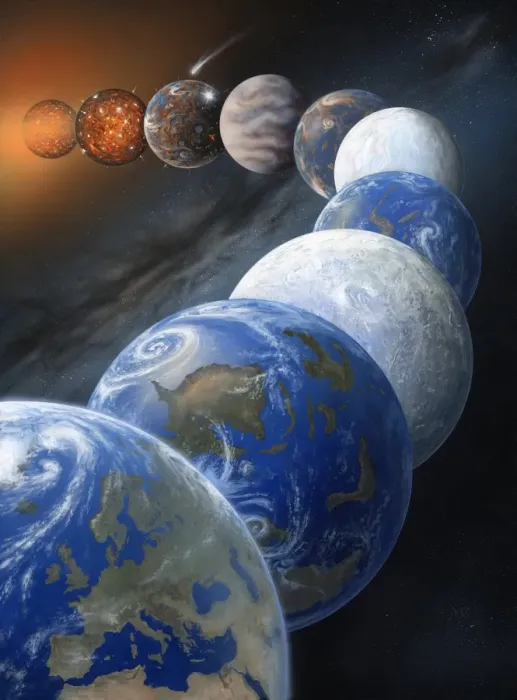 Framed Print : Formation of the Earth Print: A Visual Representation of Planetary Development Framed Print : Formation of the Earth Print: A Visual Representation of Planetary Development
