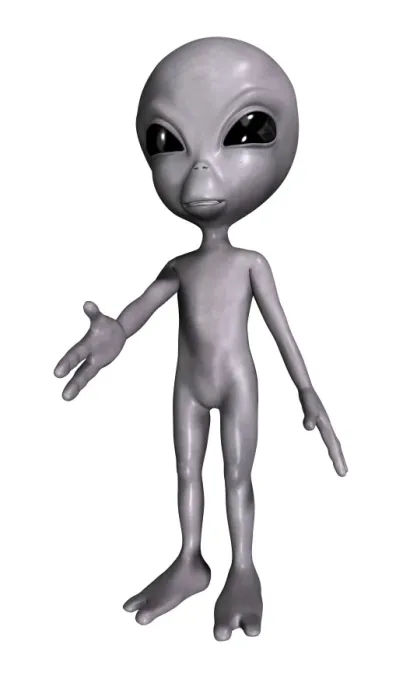 Framed Print : Friendly Alien Peace Gesture Print Framed Print : Friendly Alien Peace Gesture Print