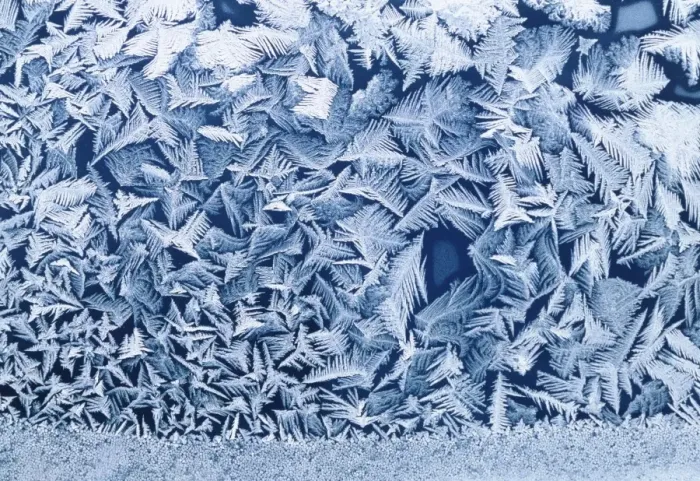 Framed Print : Frost on Window Print Framed Print : Frost on Window Print