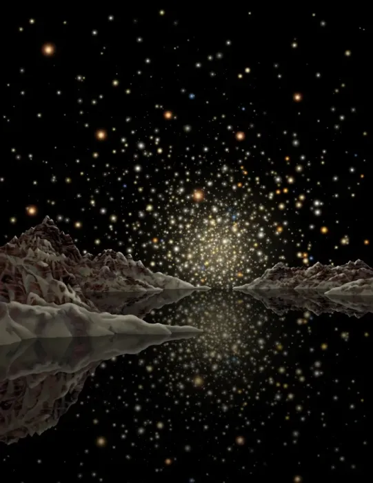 Framed Print : Globular Cluster Print Framed Print : Globular Cluster Print