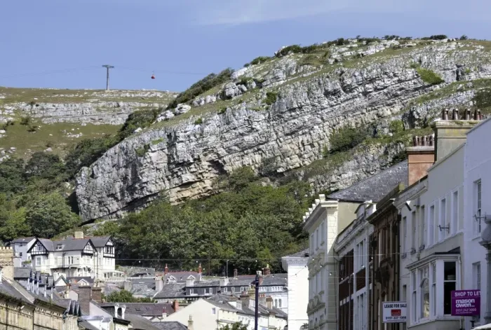 Framed Print : Great Orme Limestone Strata Print Framed Print : Great Orme Limestone Strata Print