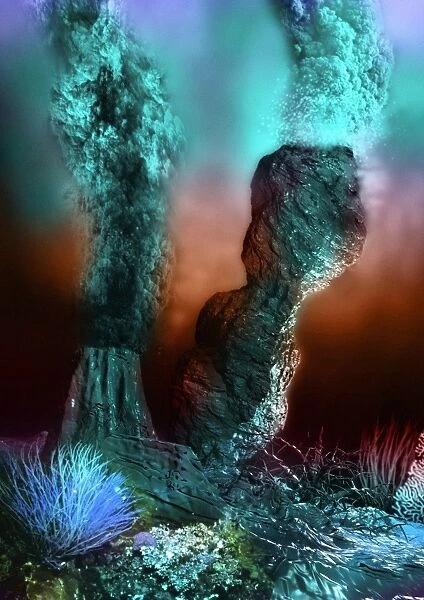 Hydrothermal vents, artwork
