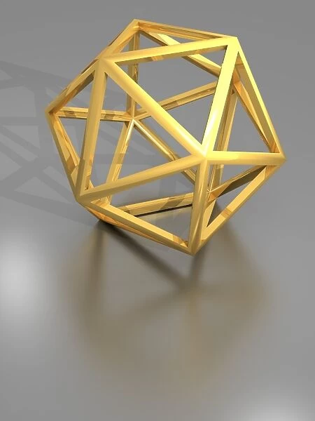 Icosahedral structure, artwork