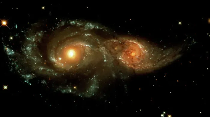 Framed Print : Interacting Galaxies Print - Hubble Space Telescope Image Framed Print : Interacting Galaxies Print - Hubble Space Telescope Image