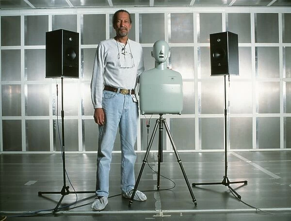 Jim West. Portrait of the American acoustic engineer James Edward West 