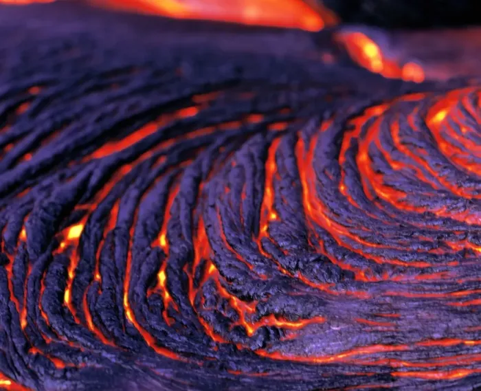 Framed Print : Pahoehoe Lava Flow Print Framed Print : Pahoehoe Lava Flow Print