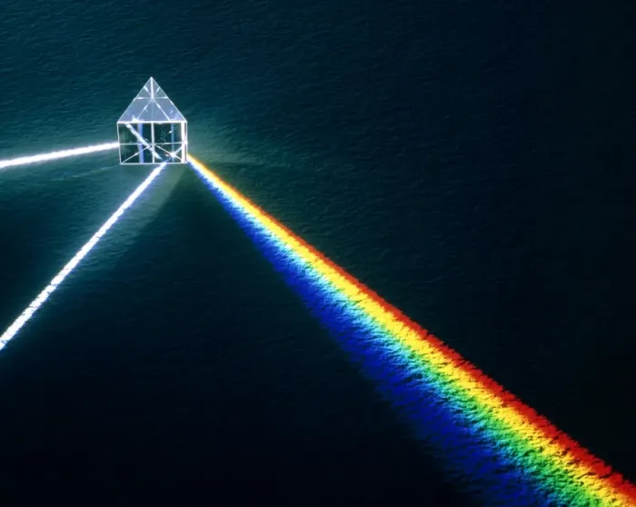 Framed Print : Light Refracted Through Prism Print Framed Print : Light Refracted Through Prism Print