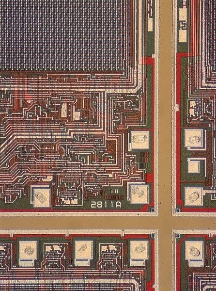 LM of a wafer of integrated circuits