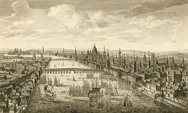 London and the Thames, 18th century