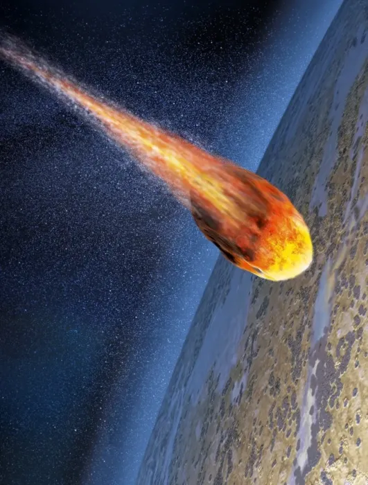 Framed Print : Meteor Print: Computer artwork of a meteor entering an alien atmosphere Framed Print : Meteor Print: Computer artwork of a meteor entering an alien atmosphere