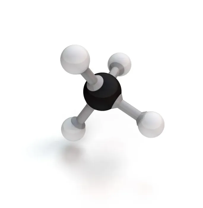 Framed Print : Methane Molecule Print Framed Print : Methane Molecule Print