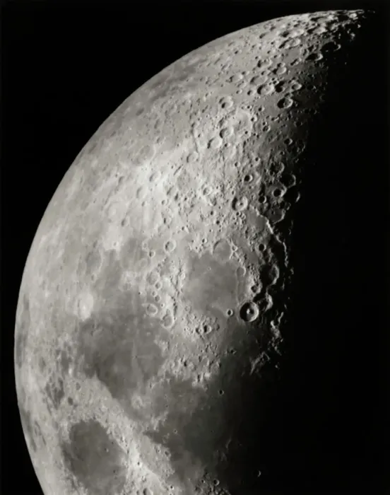 Framed Print : Moon surface detail print Framed Print : Moon surface detail print