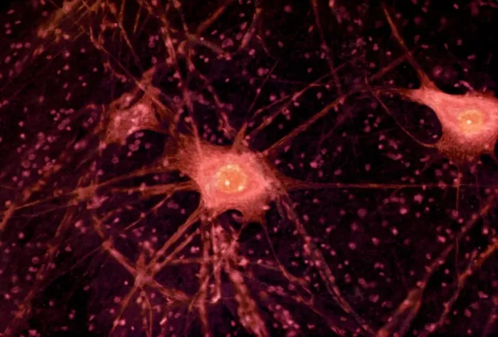 Framed Print : Nerve Cell Print, Light Micrograph Framed Print : Nerve Cell Print, Light Micrograph