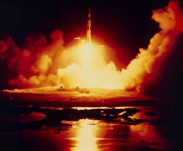 Night launch of Apollo 17