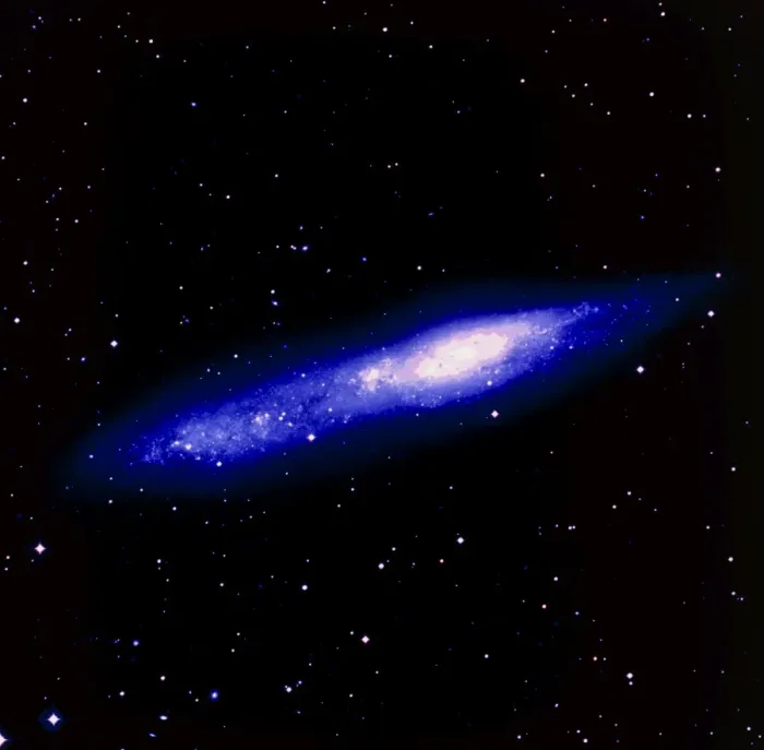 Framed Print : True-colour optical image of NGC 55 Print Framed Print : True-colour optical image of NGC 55 Print