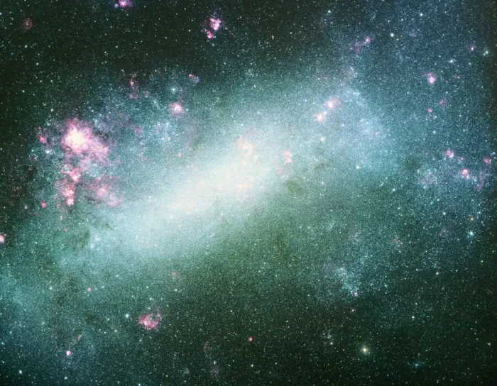 Framed Print : Large Magellanic Cloud Print - Optical Image Framed Print : Large Magellanic Cloud Print - Optical Image
