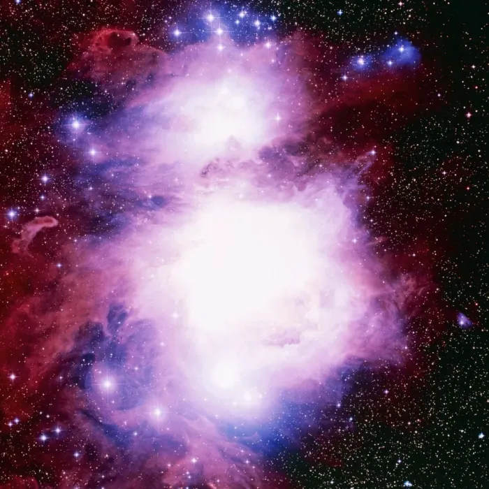 Framed Print : True-colour optical image of the Orion Nebula Print