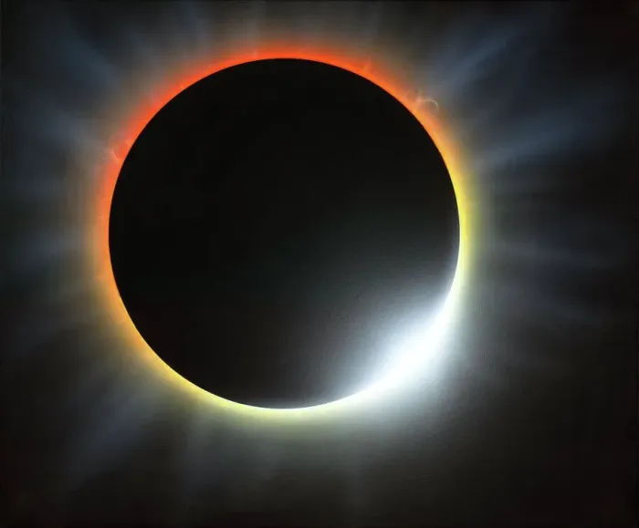 Framed Print : Annular Solar Eclipse Print Framed Print : Annular Solar Eclipse Print