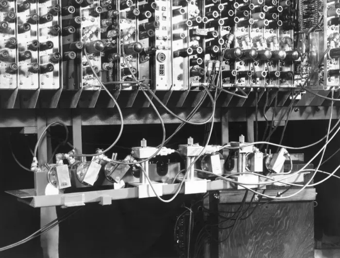 Framed Print : Print of Pilot ACE computer components, 1950 C013 / 7164 Framed Print : Print of Pilot ACE computer components, 1950 C013 / 7164