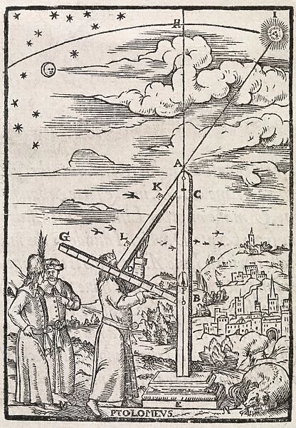 Ptolemys ruler, 16th century artwork