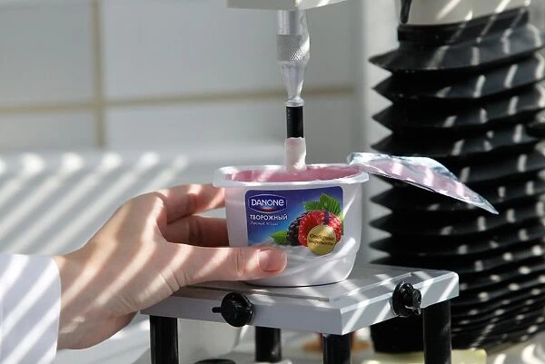 Quality control in yoghurt factory