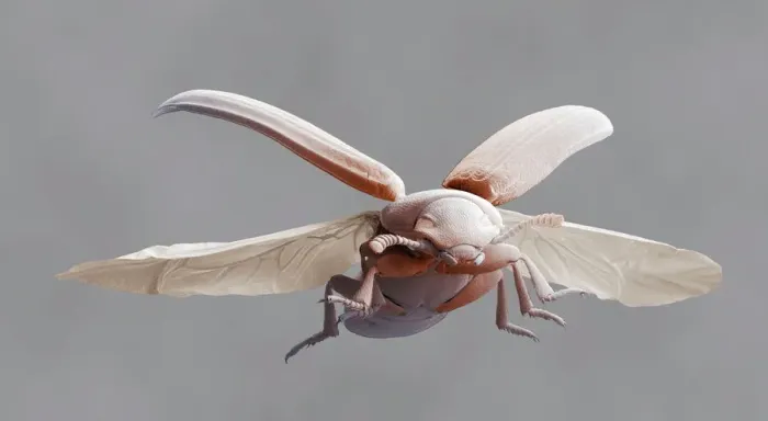 Framed Print : Red Flour Beetle in Flight Print Framed Print : Red Flour Beetle in Flight Print