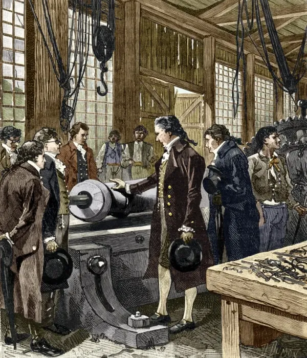 Framed Print : Rumford's Cannon Experiment Print