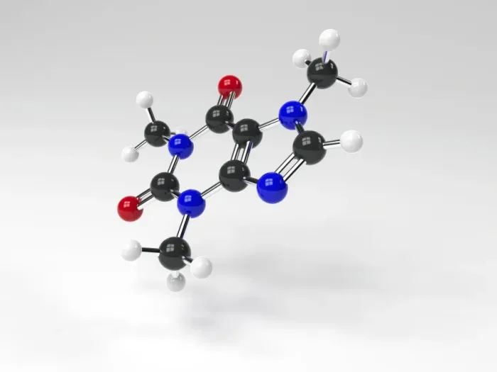 Framed Print : Serotonin Molecule Print