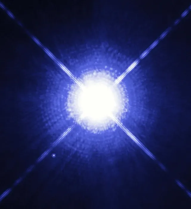 Framed Print : Sirius Binary Star System Print Framed Print : Sirius Binary Star System Print