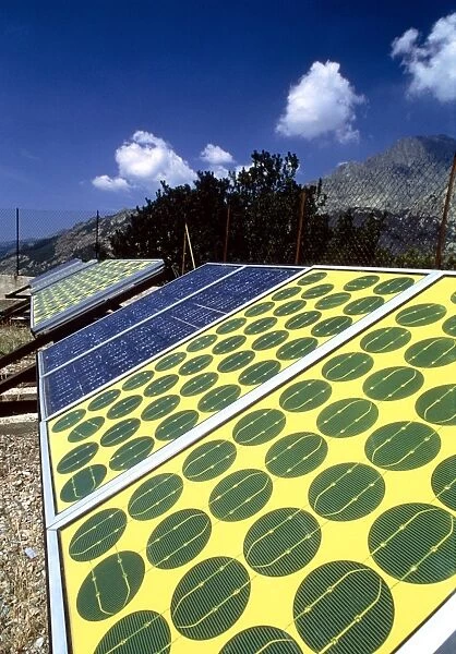 Solar panels used to charge railway batteries