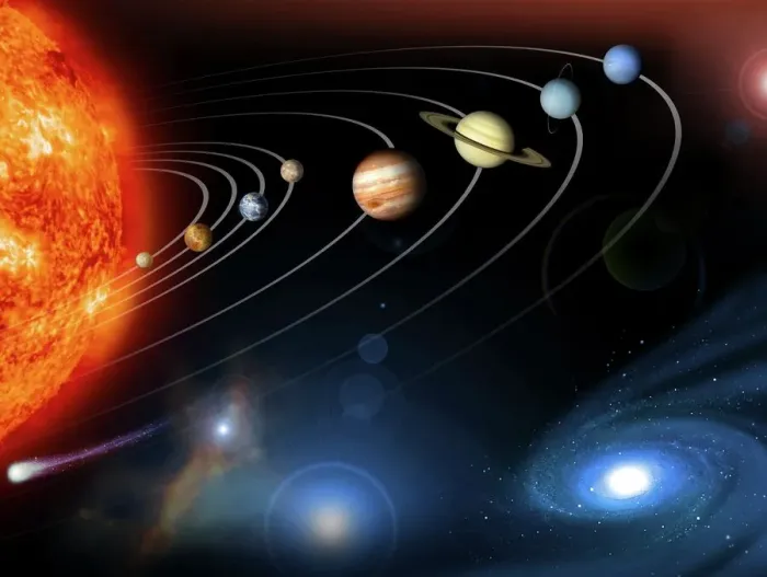 Framed Print : Solar System Planets Print Framed Print : Solar System Planets Print