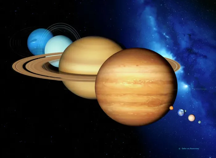 Framed Print : Solar System Planets Print Framed Print : Solar System Planets Print
