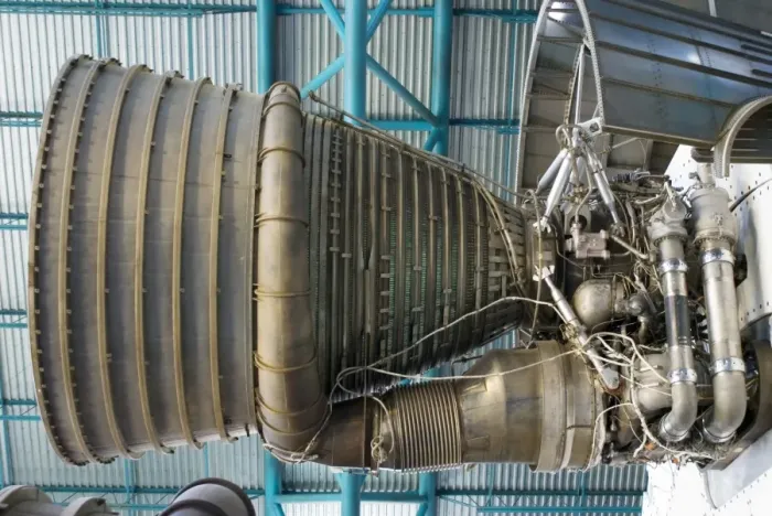 Framed Print : F1 Engine Print on the Saturn V Rocket Framed Print : F1 Engine Print on the Saturn V Rocket