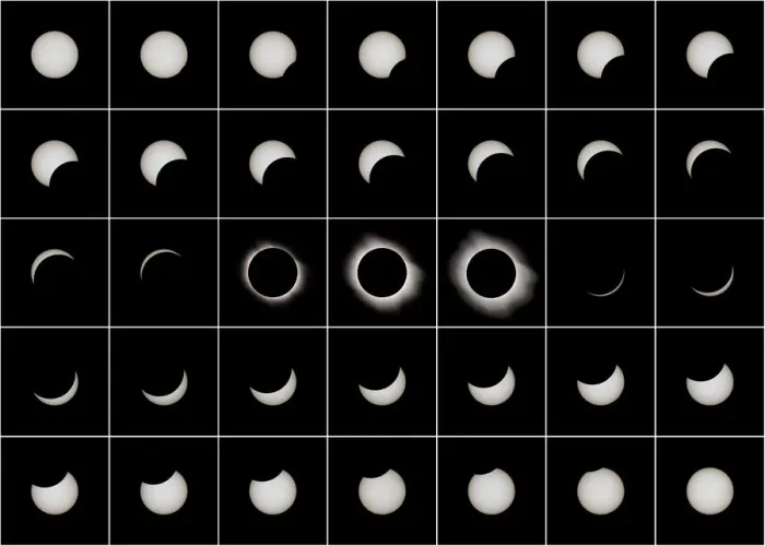 Framed Print : Total Solar Eclipse Print Framed Print : Total Solar Eclipse Print