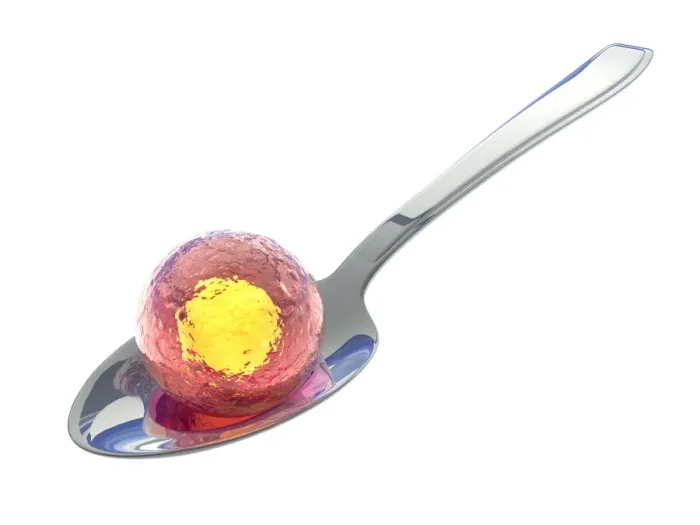 Framed Print : Stem Cell Print on Spoon