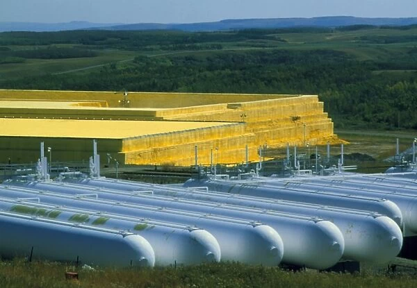 Stored natural gas