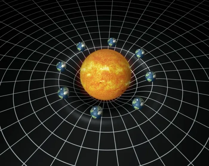 Framed Print : Computer artwork of the Sun and Earth Framed Print : Computer artwork of the Sun and Earth