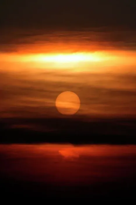Framed Print : Sunset Print: Clouds and Sun Framed Print : Sunset Print: Clouds and Sun
