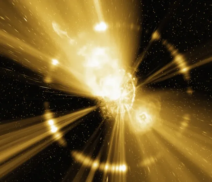 Framed Print : Supernova Explosion Print