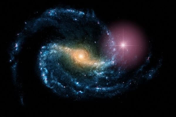 Supernova in galaxy NGC 1300