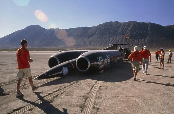 Thrust SSC, the worlds first supersonic car