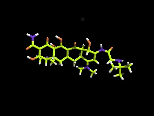 Tigecycline molecule, MRSA antibiotic