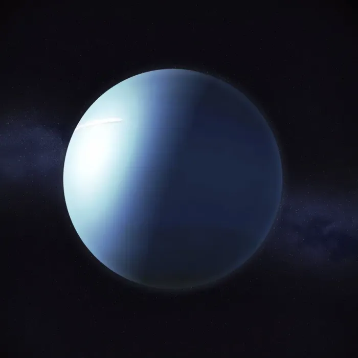 Framed Print : Uranus Print - Computer Artwork Framed Print : Uranus Print - Computer Artwork