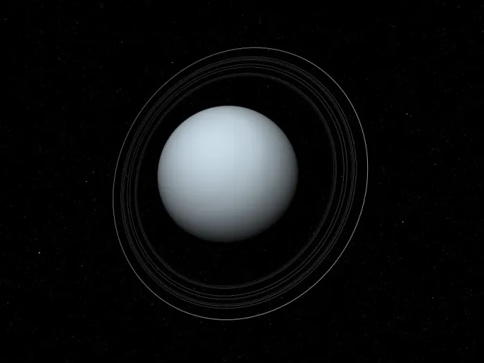 Framed Print : Uranus and its Rings Print Framed Print : Uranus and its Rings Print